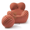 Modern Mother's Embrace Chair With Ball Footstool