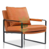 Carbon Steels PU Accent Chair