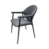 Carbon Steel Dining Chair With Armrest For Dining Room