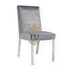 Gold Stainless Steel With Velvet Dining Chair