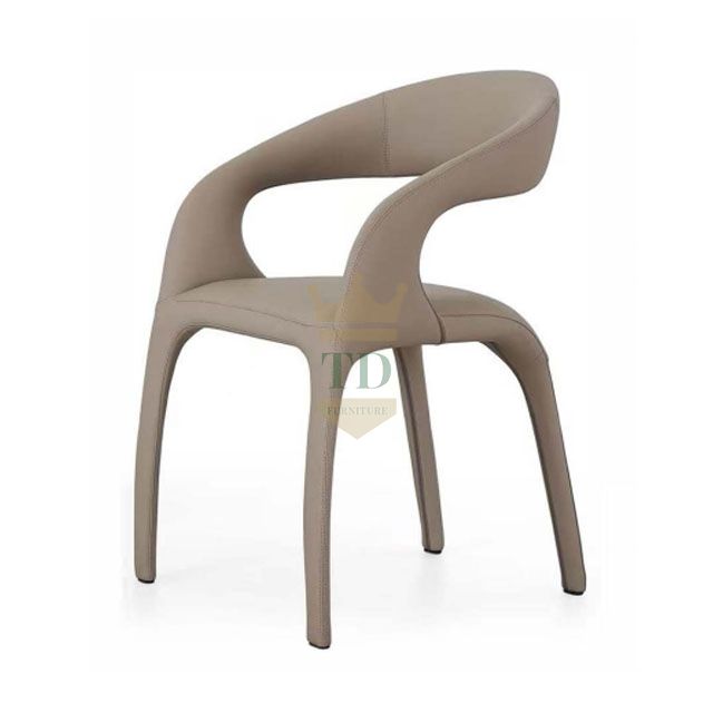 Spotted Deer Shape With Artificial Leather Dining Chair