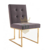 Gold Stainless Stee With Velvet Dining Chair