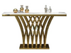 Gold Console Table