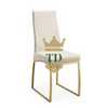 Gold Stainless Stee With PU Dining Chair